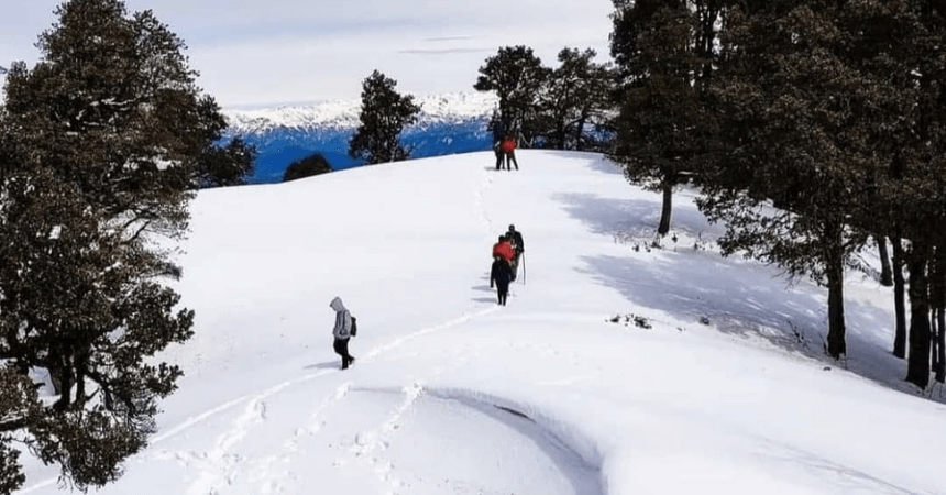 Nag Tibba Snow Ground