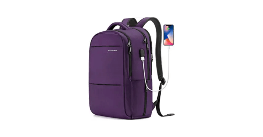 Lapacker 15.6-17 inch water-resistant laptop backpack