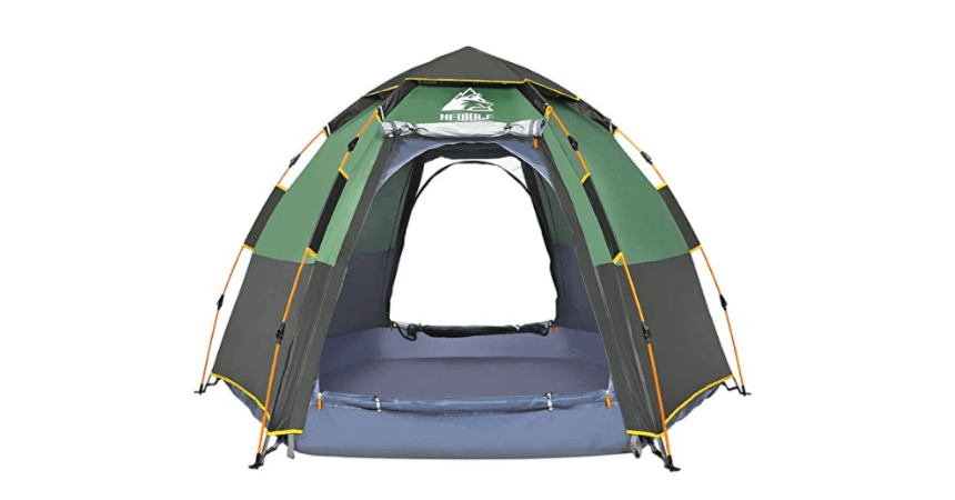 Hewolf Waterproof Instant Camping Tent for 4 person